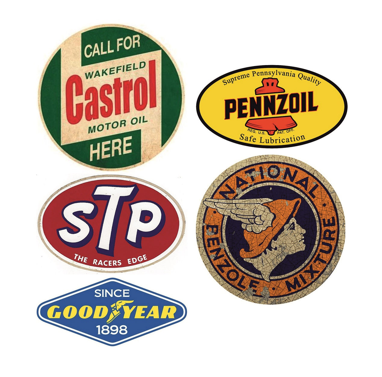 Youngtimer Aufkleber Set 1