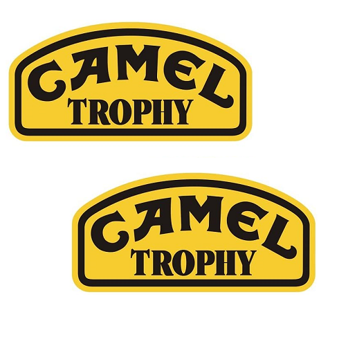 2x Camel Trophy Aufkleber