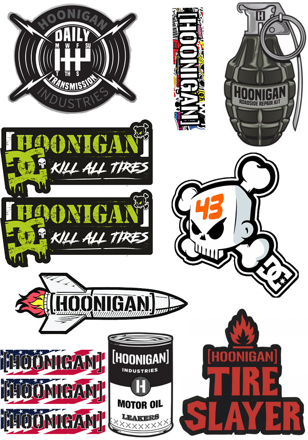 Hoonigan Sticker Bogen – oldsticker.de