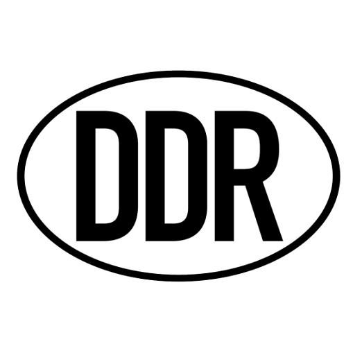 DDR Auto Aufkleber