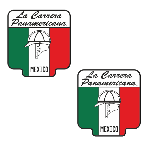 2x La Carrera Panamericana Aufkleber